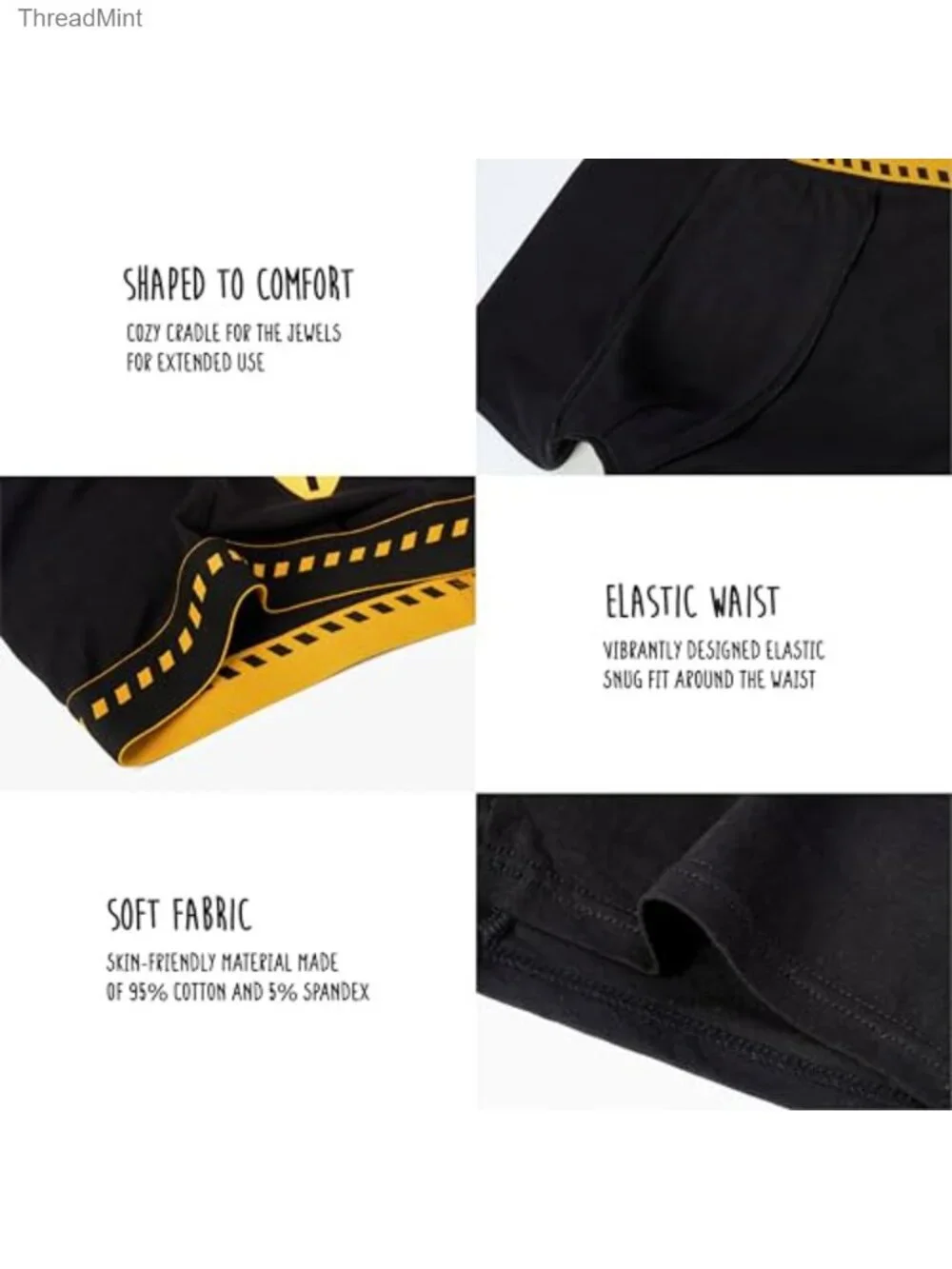 Men's Novelty Boxer Briefs Cotton Blend Funny Gift Set with Drink Can